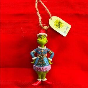 Brand New Jim Shore “The Grinch” 2024 Grinch Ornament